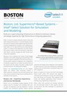 Boston Intel® Select Solution for Simulation and Modeling