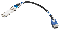 Cinch 4x QSFP to microGiGaCN latch, 28 AWG, 3M