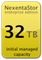 NEXENTA-Base: Manage up to 32TB of storage; includes 1YR of Gold support
