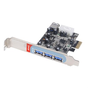 AKASA USB 3.0 PCIe card with 4 SuperSpeed USB 3.0 ports