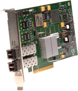 ATTO Technology Celerity FC-42ES Dual-Channel 4Gb/s Fibre Channel PCIe Host Adapter