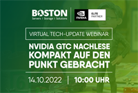 BOSTON Tech-Update: NVIDIA GTC Nachlese kompakt & auf den Punkt gebracht