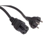 2m Power Cable Assembly, C15 to Swiss Plug (SEV1011)