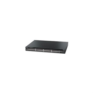 AS4610-54T, 48-Port GE RJ45 port + 4x10G SFP+, 2 port 20G QSFP+ for stacking, Broadcom Helix 4, Dual