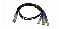 QSFP+ to 4 SFP+ Active Copper Cable Assembly, 10 Meter