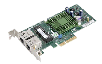 Supermicro 2-port GbE MicroLP Adapter with RJ45 connectors