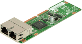 MicroLP 2-port GbE Card Based on Intel i350 for MicroCloud