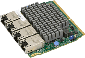 Supermicro SIOM 4-port 10Gbase-T, Intel X550
