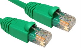 1M CAT5E UTP SNGS-GREEN B/Q 200