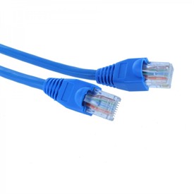 3 Meter Cat 6 UTP 24 AWG Snag-less Boot - Blue