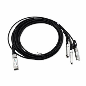 4 x 10GbE QSFP+ to 4 x SFP+ twinax copper cable, 5M