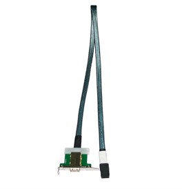 Supermicro Low Profile Bracket. 85CM 1-PORT EXT IPASS TO INT IPASS, LP