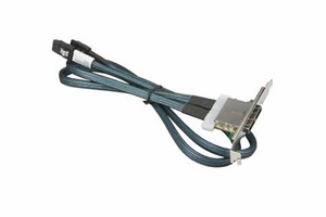 Supermicro Full Height Bracket, 85CM 2-PORT EXT IPASS TO INT IPASS