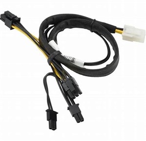 Supermicro GPU power cable 8+6pin GPU power extension from PDB regular 8pin, 40cm