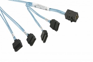 Supermicro Internal MiniSAS HD SFF-8643 to 4 SATA 13/13/23/23cm Cable
