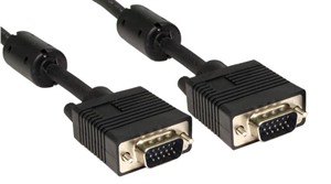 1.5m Scan VGA Cable - VGA (Male) to VGA (Male), Black