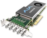 AJA Corvid 88-T Standard Profile 8-Lane PCIe 2.0 Card, 8-In/8-Out