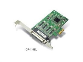 4-port RS-232/422/485 low profile PCI Express x1 serial board with optical isolation (includes DB9 m