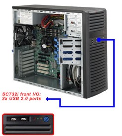 Supermicro SuperChassis 732i-500B (Black)
