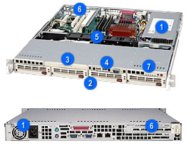 Supermicro SuperChassis 813MT-300CB (Black)