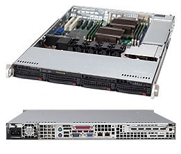 Supermicro SuperChassis 815TQ-600CB (Black)