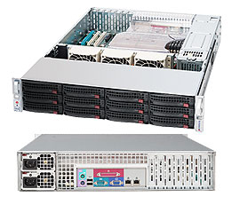 Supermicro SuperChassis 826TQ-R500LPB (Black)
