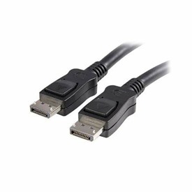 3m StarTech.com DisplayPort 1.2 Cable - DPort (Male) to DPort (Male), Black, Locking Latches