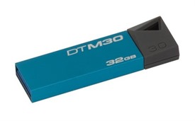 Kingston 32GB USB 3.0 DataTraveler Mini Cyan Pendrive