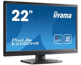 Iiyama Prolite E2280hs 22" LED LCD HDMI Monitor