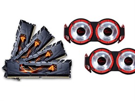 G Skill Ripjaws 4 F4-3200C16Q-16GRKD 16GB (4GBx4) Kit DDR4-3200 MHz (PC4-25600) Unbuffered Non-ECC B