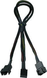 4 Pin PWM Y Cable from Gelid Connect two PWM fans to one socket