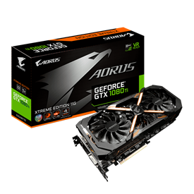 Gigabyte AORUS GeForce GTX 1080 Ti XTREME Ed. 11GB GDDR5X VR Ready Graphics Card, 3584 Core, 1607MHz
