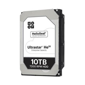 HGST 3.5" 10TB SATA 6Gb/s 7.2K RPM 256M 0F27607 4Kn ISE Helium (He10)