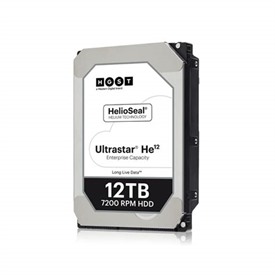 HGST 3.5" 12TB SAS 12Gb/s 7.2K 256M 0F29530 512e ISE Helium (He12)