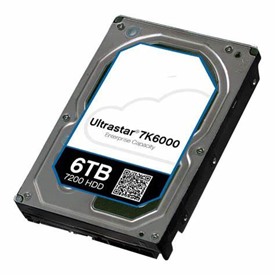 HGST 3.5" 6TB SAS 12Gb/s 7.2K RPM 128M 0F23655 512e SE (Aries He8)