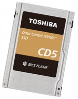 Toshiba CD5 3.84TB NVMe PCIe3.1x4 BiCS3 eTLC 2.5" 15mm 0.5DWPD