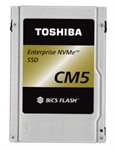Toshiba CM5 15TB NVMe PCIe 3x4 2x2 BiCS3 3D eTLC 2.5" 15mm SIE 1DWPD