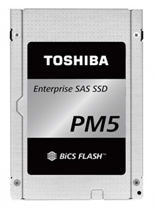 Toshiba PM5 1.6TB SAS 12Gb/s 2.5" 15mm BiCS3 eTLC 3DWPD