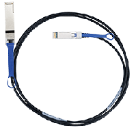 Mellanox® MC2309130-001 Passive Copper Hybrid Cable, Ethernet, 10GbE, 10Gb/s, QSFP to SFP+, 1 meter