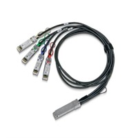 Mellanox passive copper hybrid cable MCP7F00-A02AR26N ETH 100GbE to 4x25GbE, QSFP28 to 4xSFP28, 2.5m