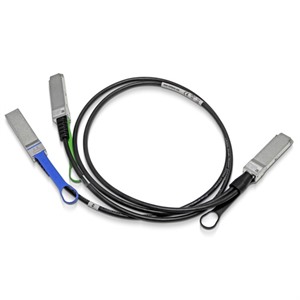 Mellanox passive copper hybrid cable, IB HDR 200Gb/s to 2x100Gb/s, QSFP56 to 2xQSFP56, LSZH