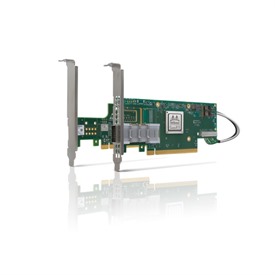 Mellanox ConnectX®-6 VPI adapter card, 100Gb/s (HDR100, EDR IB and 100GbE), single-port QSFP56