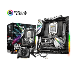 Boston MSI AMD Threadripper MEG X399 CREATION E ATX TR4 Motherboard