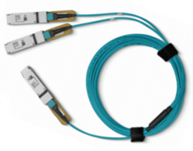 Mellanox 100GbE to 2x50GbE MMF Active Optical Splitter Cable - Fiber Optic for Network Device,Switch