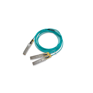 Mellanox active fiber splitter cable, IB HDR, 200Gb/s to 2x100Gb/s, QSFP56 to 2xQSFP56 , LSZH