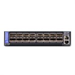 Spectrum(TM) based 40GbE, 1U Open Ethernet Switch with MLNX-OS, 16 QSFP28 ports, 2 AC PSUs,x86 2core