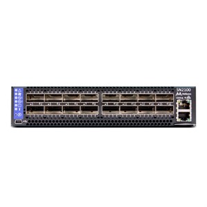Spectrum(TM) based 40GbE, 1U Open Ethernet Switch with MLNX-OS, 16 QSFP28 ports, 2 AC PSUs,x86 2core