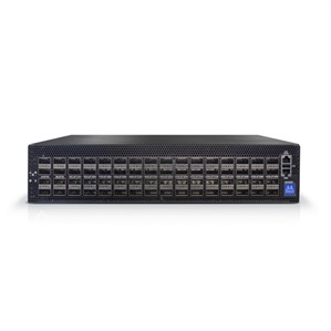 Spectrum-2 based 100GbE 2U Open Ethernet Switch with Onyx, 64 QSFP28 ports, 2 Power Supplies (AC), x