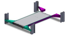 Rack installation kit for SN2100/SN2010 series 1U half width switches