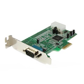 1 Port Low Profile Native RS232 PCI Express Serial Card with 16550 UART